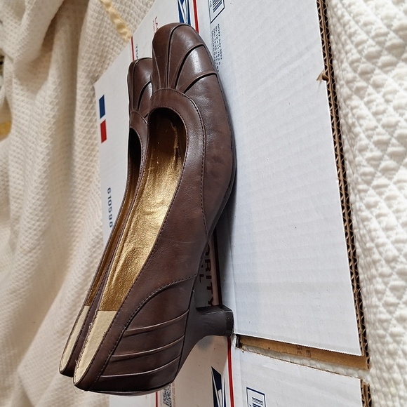 KENNETH COLE REACTION 9M GOOD DAY LEATER DRESS SHOES BROWN - Picture 2 of 10